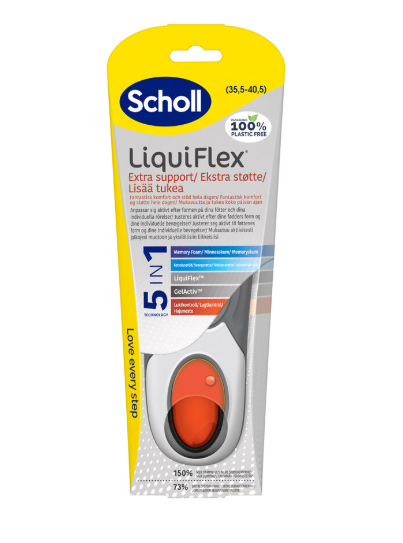 Scholl Liquiflex såle ekstra støtte S 1 par, 958152