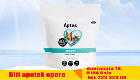 Aptus Relax tilskuddsfôr til hund og katt 30 stk, 938252