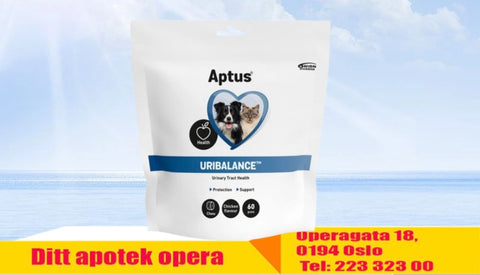 Aptus Uribalance tilskuddsfôr til hund og katt 60 stk, 939411