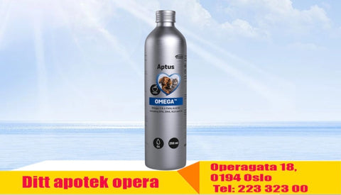 Aptus Omega Oil til hund og katt 250 ml, 843281