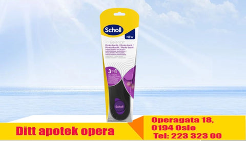 Scholl innleggsåle plantar fasciitt S 1 par, 815666
