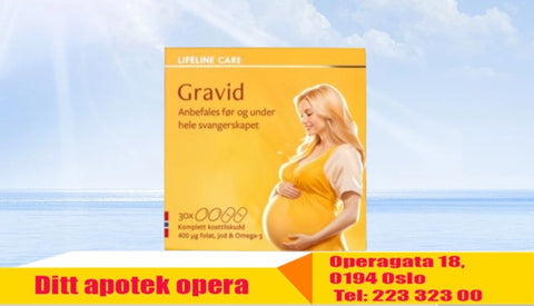 Lifeline Care kosttilskudd for gravide, 4x30 tabletter, 816927