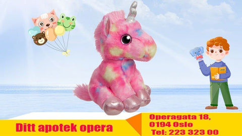 Sparkle - Enhjørning Rainbow 18 cm, 691087