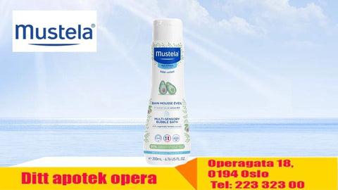 Mustela Multi Sensory Bubble Bath 200 ml, 848644