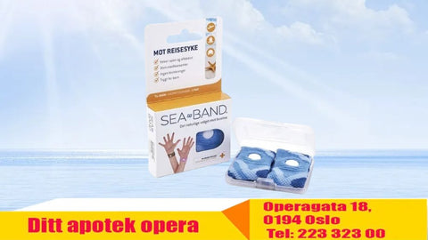 Sea-Band akupressurarmbånd mot reisesyke/kvalme barn 1 stk