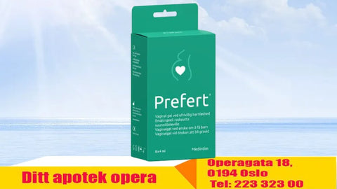 Prefert Vaginal Gel - glidemiddel til deg som vil bli gravid 8x4 ml, 826753