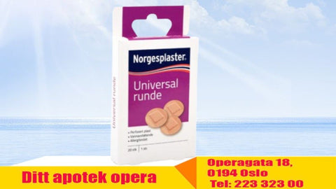 Norgesplaster Universal runde 20stk