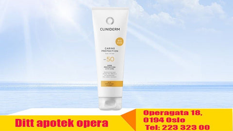 Cliniderm Caring Protection Sun Lotion SPF50 250 ml, Varenummer: 858445