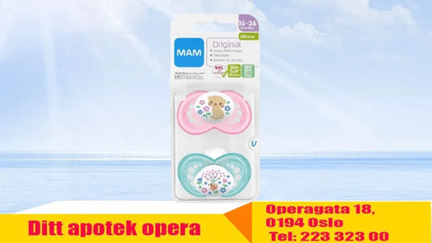 MAM Original 16-36 silk teat 2 stk, 968624