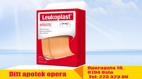 Leukoplast Elastic plaster 6cmx1m 1 stk,0848810