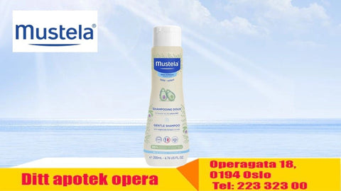Mustela Gentle Shampoo 200 ml, 942990