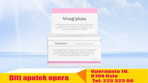 Vivag pluss vaginalkaps, 8 stk