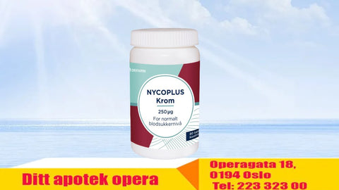 Nycoplus Krom tab 250mcg 80 stk, 919635