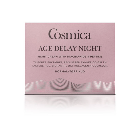 Cosmica Age Delay Night Cream normal/tørr hud 50 ml, 967310