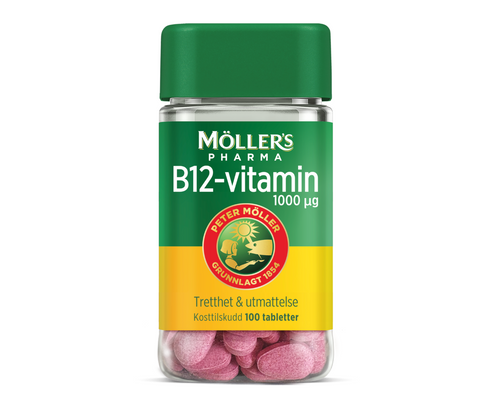 Møllers B12-vitamin 1000µg 100 stk, 985403