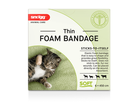 Snøgg Thin Foam Bandage 6x450cm 1 stk, 960176