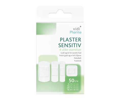 Vidi Pharma plaster sensitiv mix 50 stk, 840248