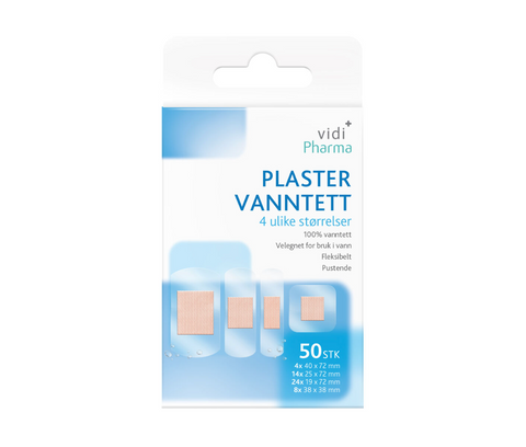 Vidi Pharma plaster vanntett mix 50 stk, 865266