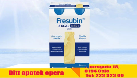 Fresubin 2 KCAL FIBRE Drink Vanilje 4 x 200 ml, 998210