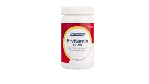 Nycoplus E-vitamin 30 mg 120 kapsler, 914417