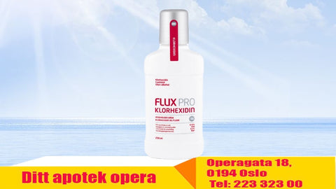 Flux Pro Klorhexidin munnskyll 250 ml, 914577