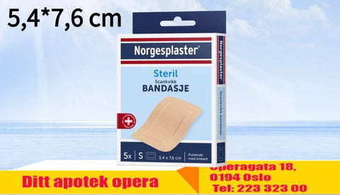 Norgesplaster Scankvikk bandasje beige 5,4x7,6cm, 997669