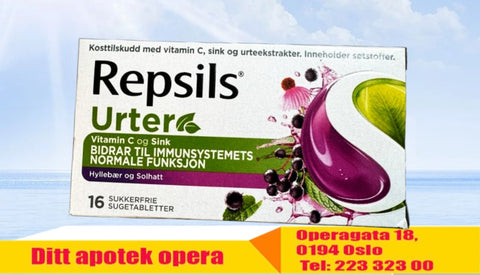 Repsils med Repsils Urter Hyllebær og Solhatt 16 stk, 955085