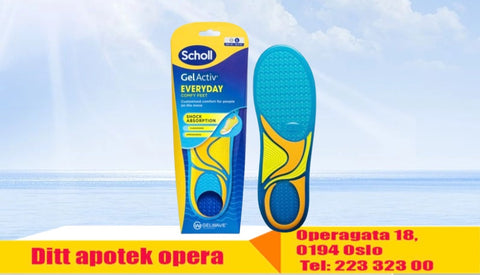 Scholl Gel Active everyday såle L 1 par, 871448