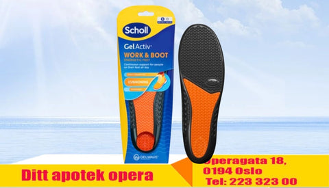 Scholl Gel Active Work & boot såle S 1 par, 990533