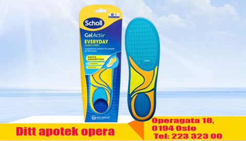 Scholl Gel Active Everyday såle S 1 par, 824499