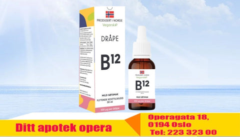 Dråpe vegansk B12 30 ml, 983316