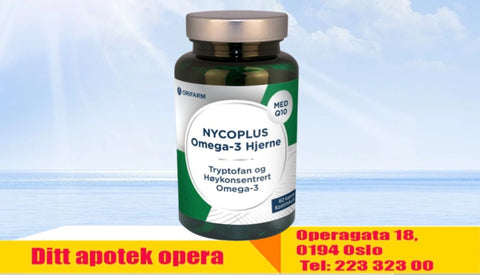 Nycoplus Omega-3 hjerne 60 kapsler