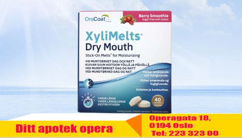 XyliMelts klebetabletter berry smoothie 40 stk, 822173