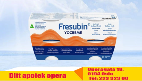 Fresubin YOCRÈME Aprikos-Fersken 4x125g, 836680