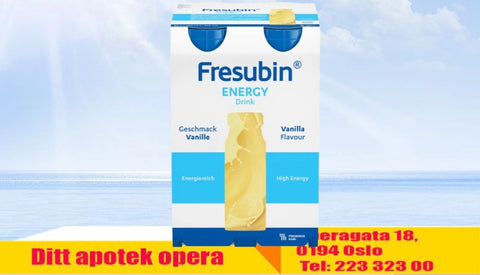 Fresubin ENERGY Drink Vanilje 4x200 ml, 952980