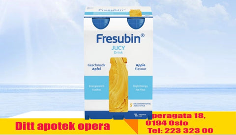 Fresubin Jucy Drink Eple 4x200 ml, 870602