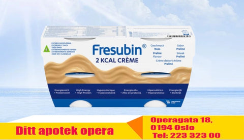 Fresubin 2 KCAL Creme Nougat næringskrem 4x125 g, 895736