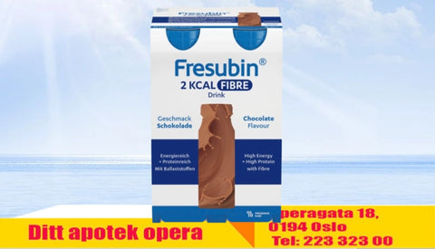 Fresubin 2 KCAL FIBRE Drink Sjokolade 4x200 ml, 859085