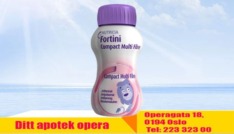 Fortini Compact Multi Fiber Jordbær 4x125 ml, 835991