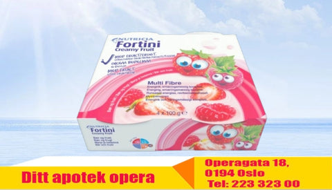 Fortini Creamy Fruit bær og fruktsmak 4x100 g, 863442