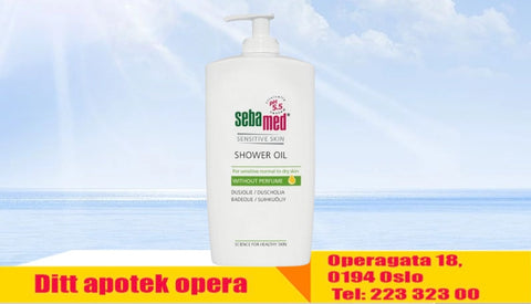 Sebamed Shower Oil uten parfyme 500 ml, 850746