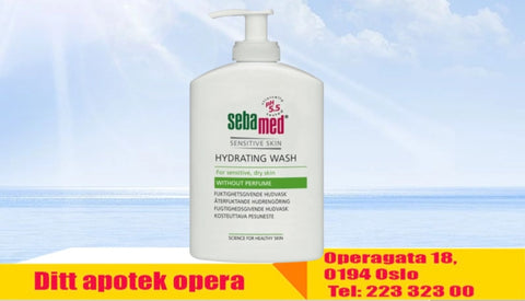 Sebamed Hydrating Wash uten parfyme 300 ml, 843036