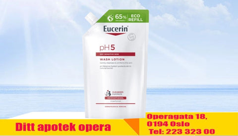 Eucerin pH5 Washlotion Refill uparfymert 400 ml, 953935