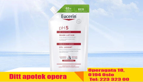 Eucerin pH5 Washlotion Refill parfymert 400 ml, 953943