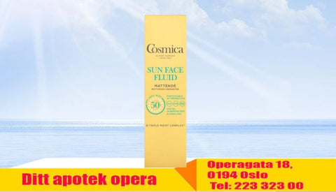 Cosmica Sun Face Fluid SPF50+ solkrem ansikt 40 ml, 827314