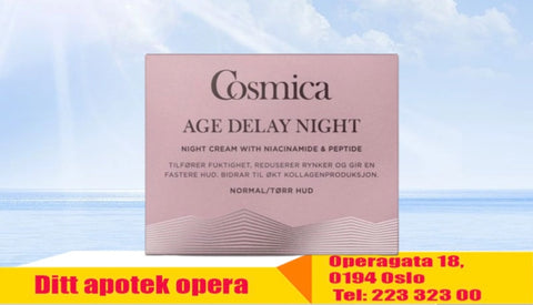 Cosmica Age Delay Night Cream normal/tørr hud 50 ml, 967310