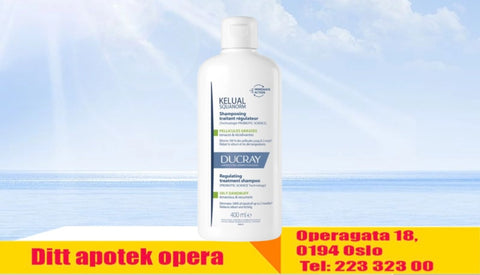 Ducray Kelual Squanorm Oily Shampoo 400 ml, Varenummer: 975947