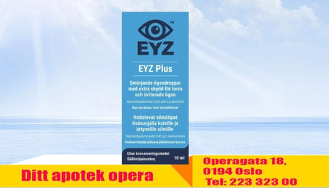 Eyz Plus øyedråper 10 ml, 803410