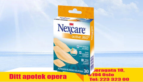 Nexcare Active 360 plaster 30 strips, 807532