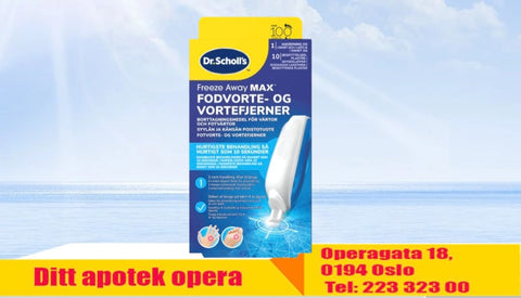 Dr Scholls Freeze Away Max fotvorte- og vortefjerner 35 ml, 959694